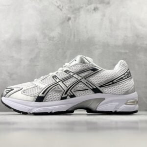 Shoes white silver
