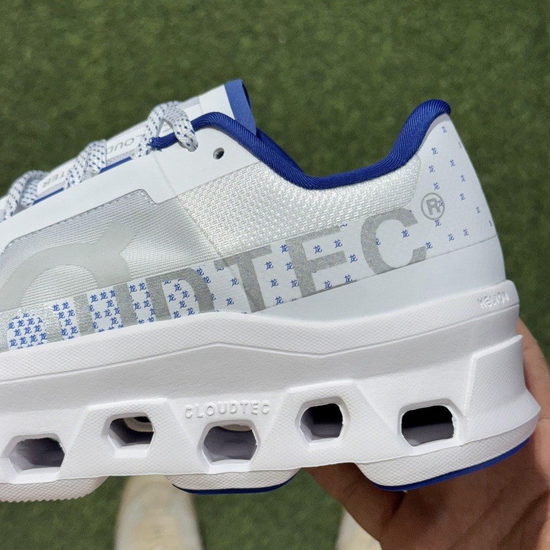 On Cloudmonster sports comfortable fashion trendy technology style fabric low top carbon plate long running running shoes - Image 4